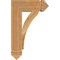 Ekena Millwork Thorton Arts & Crafts Rough Sawn Bracket, Western Red Cedar, 4"W x 14"D x 22"H BKT04X14X22THR03RWR - alternate 3